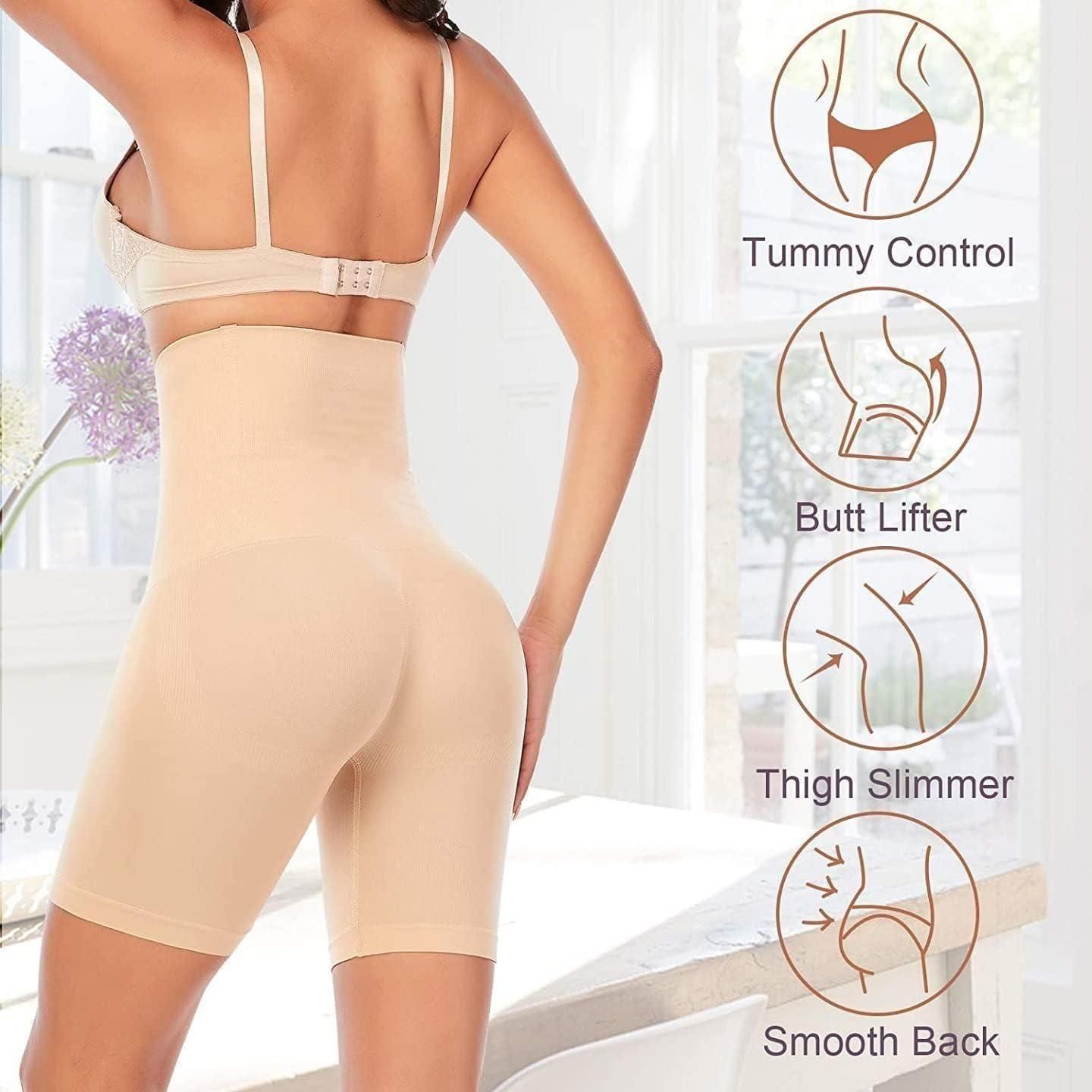4-in-1 Shaper - Quick Slim Shape Wear Tummy, Back, Thighs, Hips - Black/Efffective Seamless Tummy Tucker urfgaz-ut