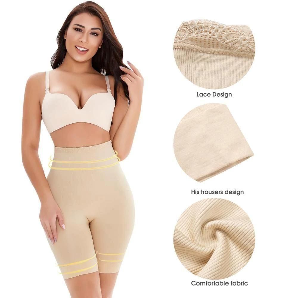 4-in-1 Shaper - Quick Slim Shape Wear Tummy, Back, Thighs, Hips - Black/Efffective Seamless Tummy Tucker urfgaz-ut