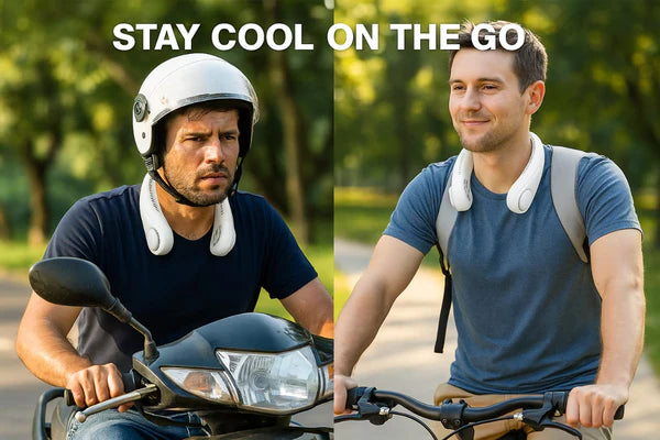 Portable Bladeless Hanging Rechargeable Neck Fan urfgaz-ut